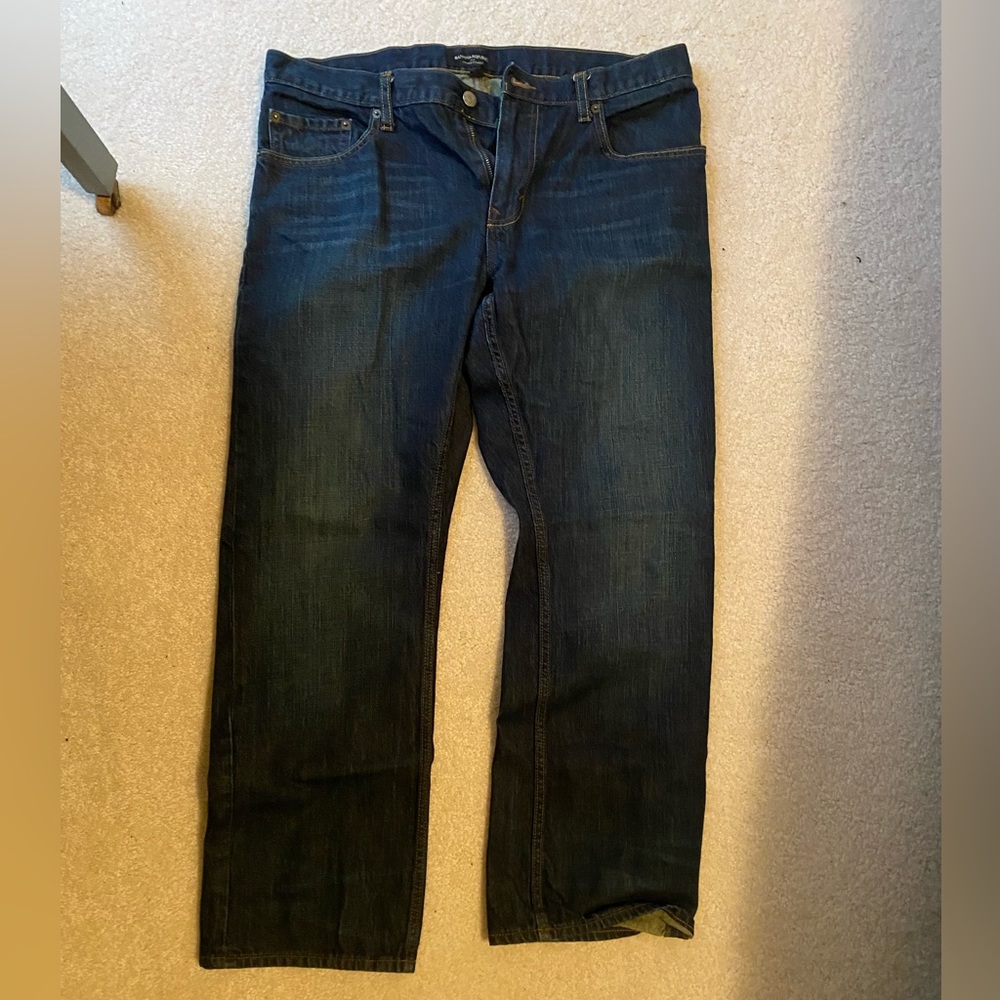 Banana Republic vintage straight dark wash jeans 36x30